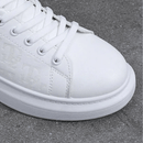 Tênis Masculino Casual de Couro